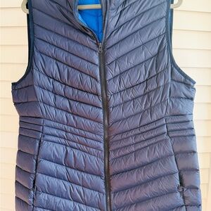 ❄️ Lands End Women's Navy Blue NEW Quilted Vest ❄️